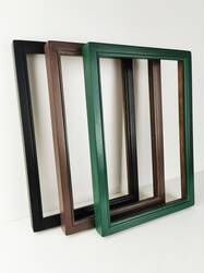 Porównanie kolorów ram do obrazu – rustykalne wykończenie w zieleni, brązie i czerni