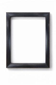 Widok z przodu: drewniana rama do obrazu na wymiar, czarno-złota, klasyczne proporcje i delikatne detale