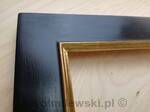 Picture frame gilded 23,5 ct gold leaf