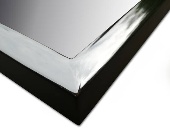 Mirror in silver frame