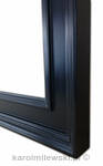 Mirror in black frame - detal