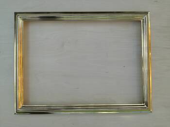 Gold picture frame