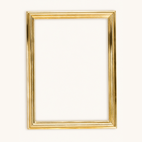 Gold Leaf Picture Frame for Oil Paintings – 23-Karat, Water-Gilded