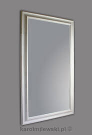 Mirror in white frame