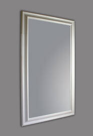 Mirror in white frame