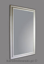 Mirror in white frame