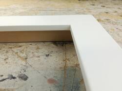 Biała rama do obrazu lub zdjęcia na wymiar