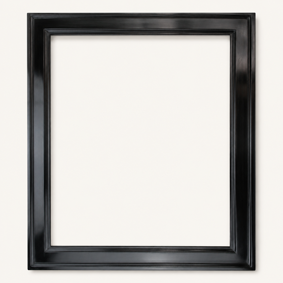 Black Picture Frame — Made to Measure, Hand-Painted
