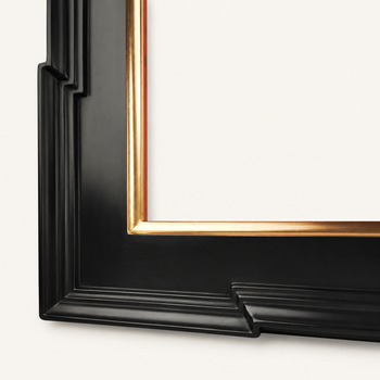 Flemish corner detail — three-step decorative moulding