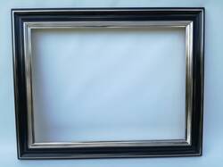 Czarna rama do lustra glamour, polichromowana palladem