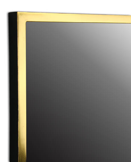 Mirror in gold gilded frame