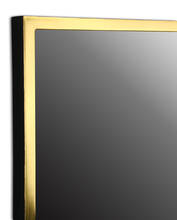 Mirror in gold gilded frame