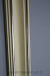 Mirror in cream frame with white gold