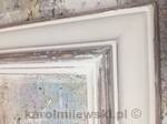 Mirror in white frame