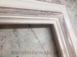 Mirror in distressed frame
