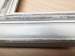 Mirror in white distressed frame