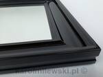 Mirror in black custom frame