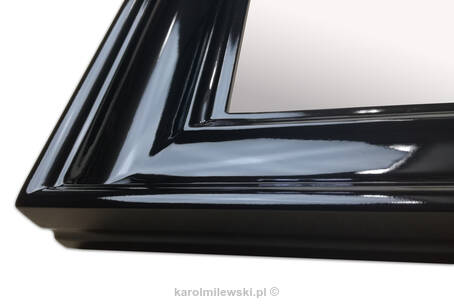 Mirror in black frame