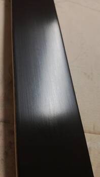 Black sides of the frames are hand made, polished and painted with acryl, sealed with laquer and hand polished with quality wax.