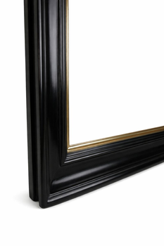 Rama obrazu na wymiar z pozłacanym brzegiem - zbliżenie rogu ramy