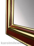 Mirror glamour in gold gilded frame