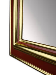 Mirror glamour in gold gilded frame