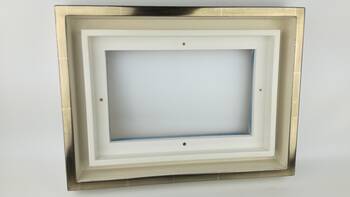 Custom picture frame gold gilded 