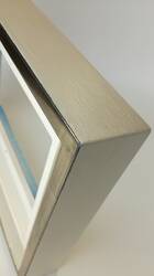 Custom picture frame with white sides