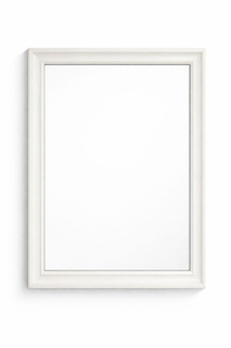 White gesso picture frame 