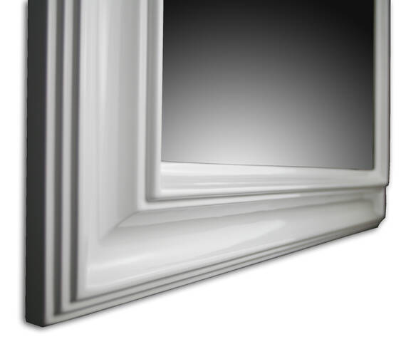 White picture frame high gloss