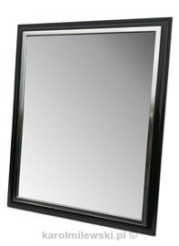 Mirror in hand gilded frame, white gold or moon gold