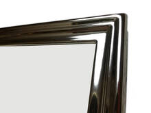 Custom picture frame gilded with white gold