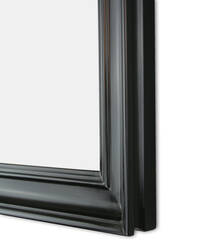 Custom picture frame, black gesso