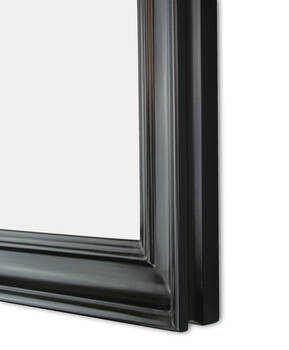 Custom picture frame, black gesso