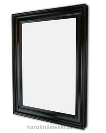 Black gesso picture frame