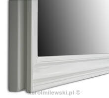 Mirror in white frame