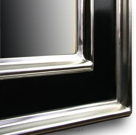 Mirror in black frame