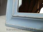 Mirror in blue frame