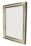 Picture frame gilded with moon gold with cream panel and sides