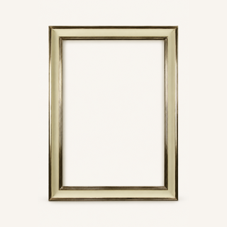 Cream and Gold Picture Frame