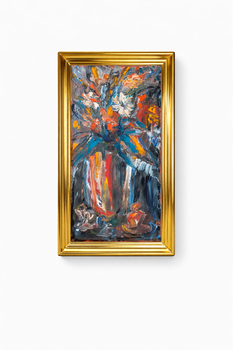 Rama do obrazu na wymiar, złocona złotem 23K – obraz przedstawiony wyłącznie w celach poglądowych