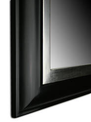 Custom picture frame gilded with white gold