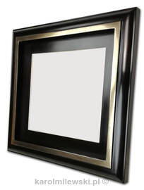 Custom picture frame gold gilded