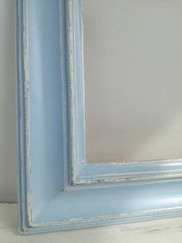 Blue picture frame