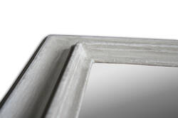 Custom picture frame, distressed grey