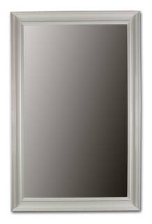 White Solid Wood-Framed Mirror – Made to Measure