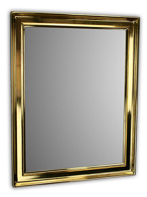 Large Gold-Framed Mirror 