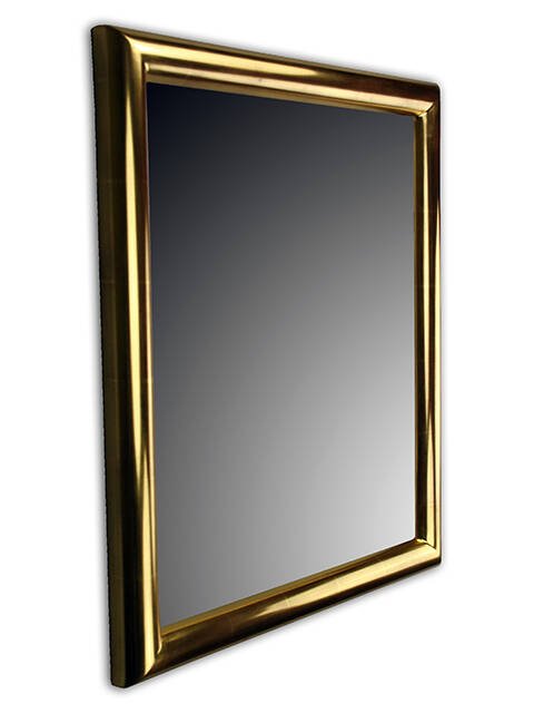 Lustro w złotej ramie: elegancja i styl w aranżacji wnętrz