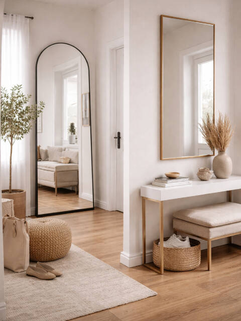 Hanging vs. Standing Mirrors: Which One to Choose for Your Hallway?